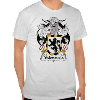 Valenzuela Family Crest T Shirts