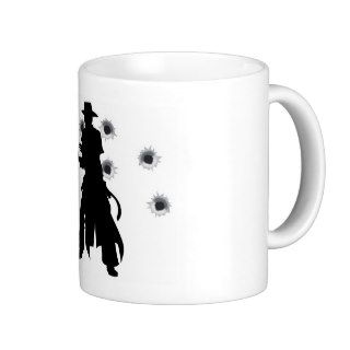 Gun slinger western shoot out mugs