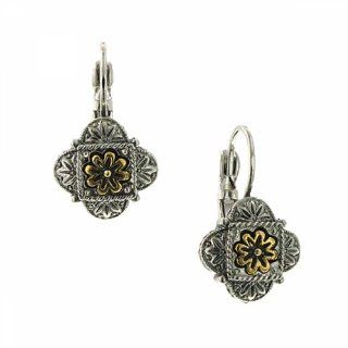 1928 Jewelry Round Medallion Mini Chandelier Earrings Dangle Earrings Jewelry