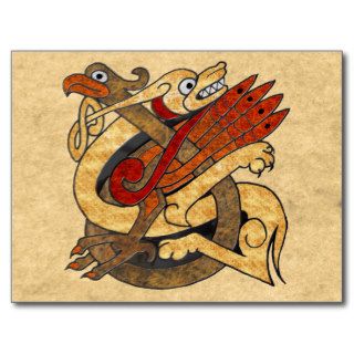 Celtic Creatures Post Card