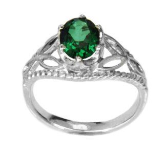 May Birthstone Ring (Synthetic Stone)   made in U.S.A. by Jewelry Designer   Max Arwood MR453 05 Jewelry