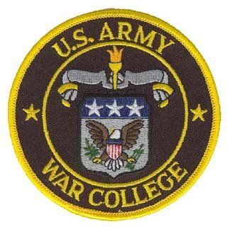 Army War College 3.5" Military Patch Automotive