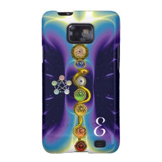 ROD OF ASCLEPIUS WITH 7 CHAKRAS ,SPIRITUAL ENERGY GALAXY S2 COVER
