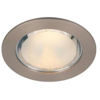 Commercial Electric 4 in. Brushed Nickel Shower Recessed Lighting Trim CER432G2BN