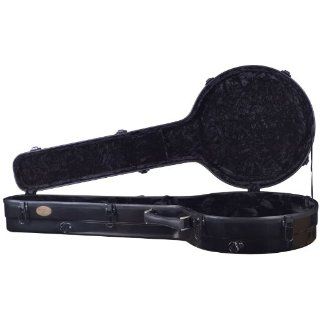 Superior CF 1530B Superior Standard Fiberglass Resonator Banjo Case   Black Musical Instruments