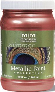 Modern Masters ME435 32 Metallic Cranberry Mist, 32 Ounce   Household Paint Solvents  