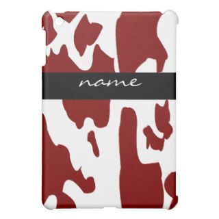Trendy Brown Spots Dogs Cow Animal Perns iPad Mini Covers