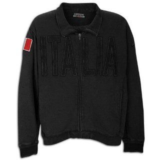 Kappa Men's Italia Eroi Jacket ( sz. S, Overdye Black ) Sports & Outdoors