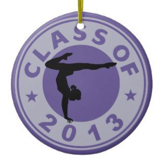 Class Of 2013 Gymnastics Christmas Ornaments