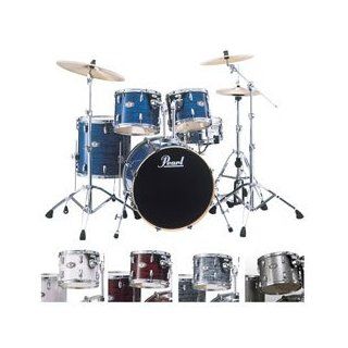 Pearl Vision VSX825F/B436 Drum Kit, Strata Red (Cymbals Not Included) Musical Instruments
