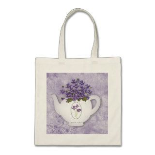 Violet Teapot Bag