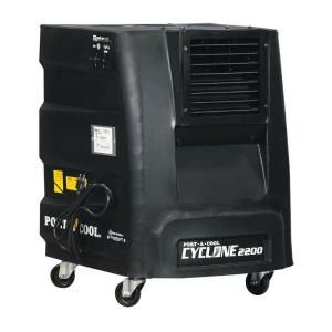 Port A Cool Cyclone 2200 CFM 2 Speed Portable Evaporative Cooler for 500 sq. ft. PACCYC03