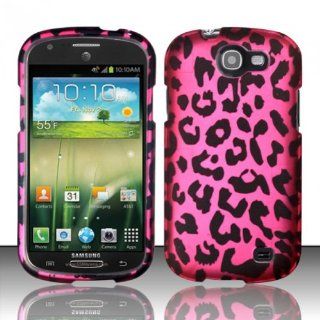 Pink Leopard Hard Cover Case for Samsung Galaxy Express SGH I437 Cell Phones & Accessories