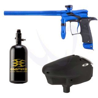 Dangerous Power G5 Blue Paintball Marker + Empire 48/3000 HPA Tank + Halo Too Loader Hopper  Paintball Gun Packages  Sports & Outdoors