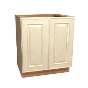 Home Decorators Collection Assembled 27x34.5x24 in. Base Cabinet with Double Full Height Doors in Holden Bronze Glaze B27FH HBG