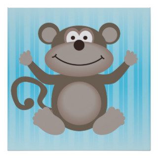 Cute Little Monkey Print