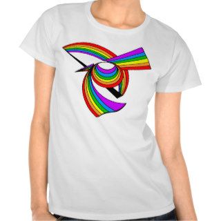 Rainbow # 5 Tattoo T Shirts