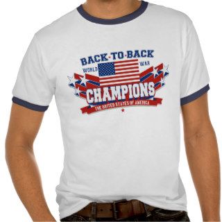 USA Back To Back Champions Celebration T shirt
