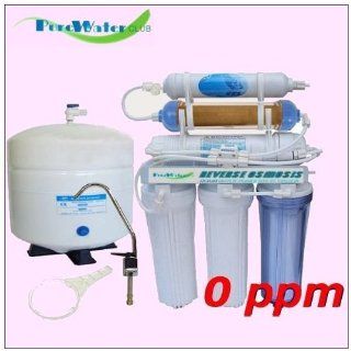 Zero 0 ppm 6st Reverse Osmosis RO+DI+Tank Water Filters#22 438  
