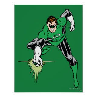 Green Lantern Fight Print