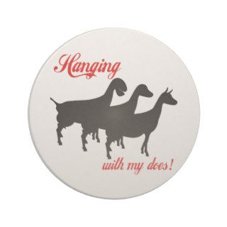 Dairy Goats Drink Coaster