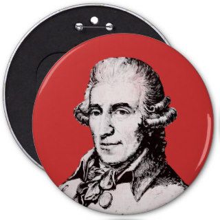Franz Joseph Haydn Pinback Buttons