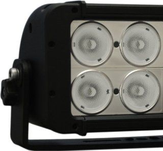 Vision X XIL EP2.440 Evo Prime Black 8" 10W Eight 40 Degree Wide Beam Double Stack LED Bar Automotive