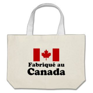 Fabrique au Canada Canvas Bags