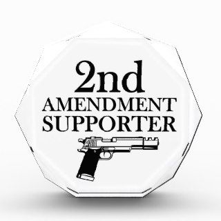 2nd AMENDMENT SUPPORTER   gun rights/constitution Acrylic Award