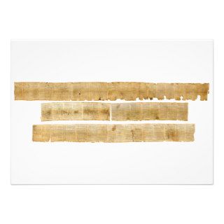 ORIGINAL Great Isaiah Scroll Dead Sea Scrolls Custom Announcements