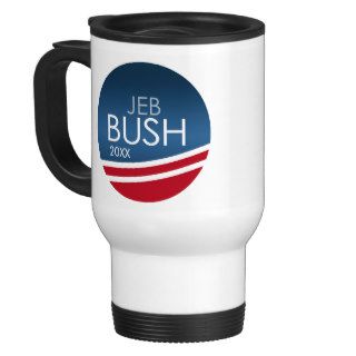 Jeb Bush Modern Swoop Design Coffee Mugs