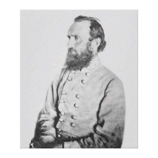 Confederate General Thomas J Stonewall Jackson Gallery Wrap Canvas