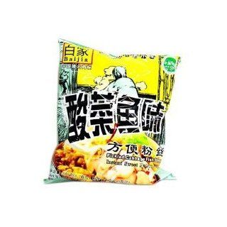 Sichuan Baijia Instant Sweat Potato Thread/noodle Artificial Pickled Cabbage Fish 2.48 Oz (Pack of 4)  Prepared Noodle Bowls  Grocery & Gourmet Food