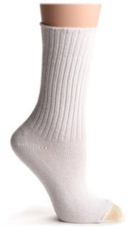 Gold Toe Women's Classic Crew Sock, White size 9 11 Clothing