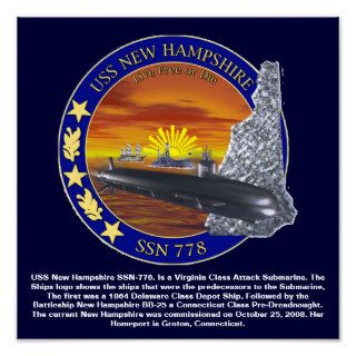 USS New Hampshire SSN 778 Print