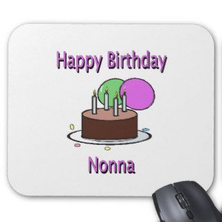 Happy Birthday Nonna Italian Grandma Birthday Desi Mouse Pad