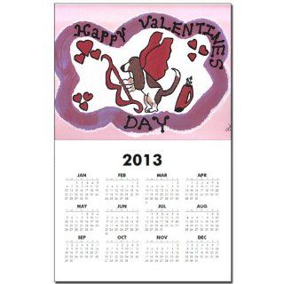  Happy Valentines Day Calendar Print   Standard   Wall Calendars