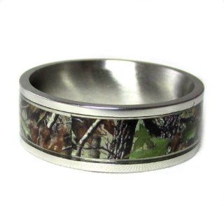 Unisex Camouflage stainless steel Camo ring Available sizes 7, 8, 9, 10, 11, 12, 13.CONTACT US BY EMAIL THROUGH  WITH REQUIRED SIZE AFTER PURCHASE Wedding Bands Jewelry