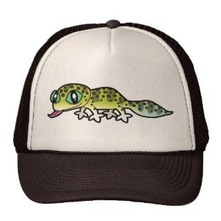 Cartoon Leopard Gecko Trucker Hats