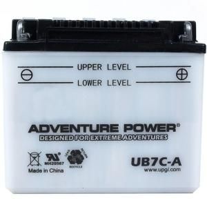 UPG Conventional Wet Pack 12 Volt 8 Ah Capacity A Terminal Battery UB7C A