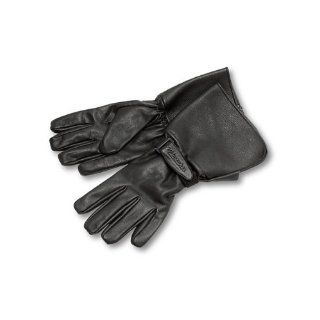 Milwaukee Motorcycle Clothing Company Men's Leather Gauntlet Riding Gloves (Black, XXX Large) Automotive