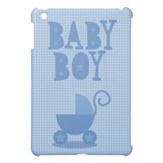 Blue pram BABY BOY wicked greetings iPad Mini Cover