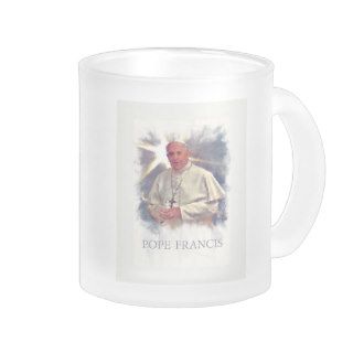 Pope Francis Portrait Art Coffee Mug