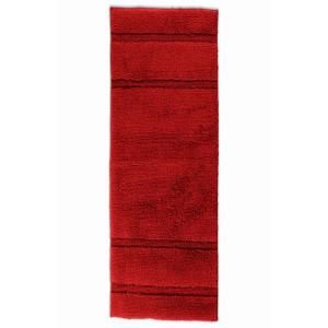 Garland Rug Majesty Cotton Chili Pepper Red 22 in. x 60 in. Washable Bathroom Accent Rug PRI 2260 04