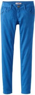 Jolt Girls 7 16 Peace Back Pocket Pant, Blue, 12 Clothing