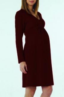 Women's Lauren Kiyomi Long Sleeve V Neck Jersey Dress Maternity Dresses