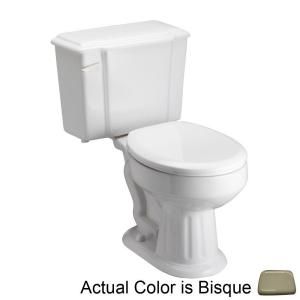 Pegasus Vicki 2 Piece 1.6 GPF Round Toilet in Bisque 2 524BQ