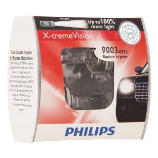 Philips 9003XVS2 X Treme Vision Headlight Bulb, (Pack of 2) Automotive