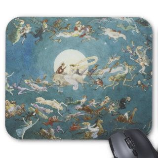 A Dance Around The Moon Fairy Fairies Mouse Pad