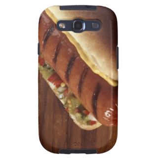 Grilled hot dog with mustard and relish samsung galaxy s3 covers